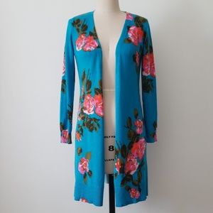Floral Sweater Cardigan